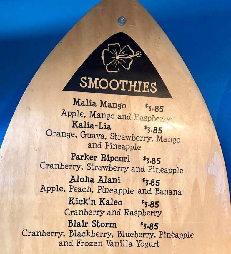 Kainoa's Hawaiian Grill - Thatcher, AZ menu_pic