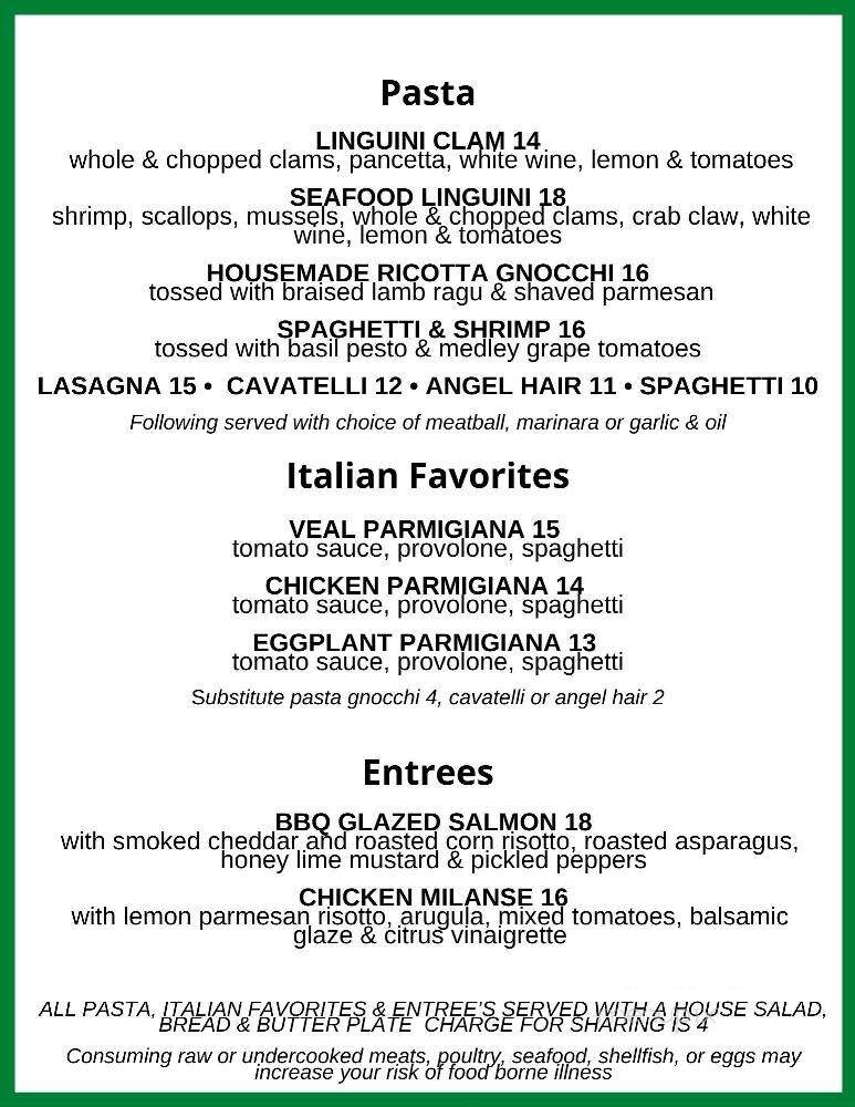 Leo's Ristorante - Warren, OH menu_pic