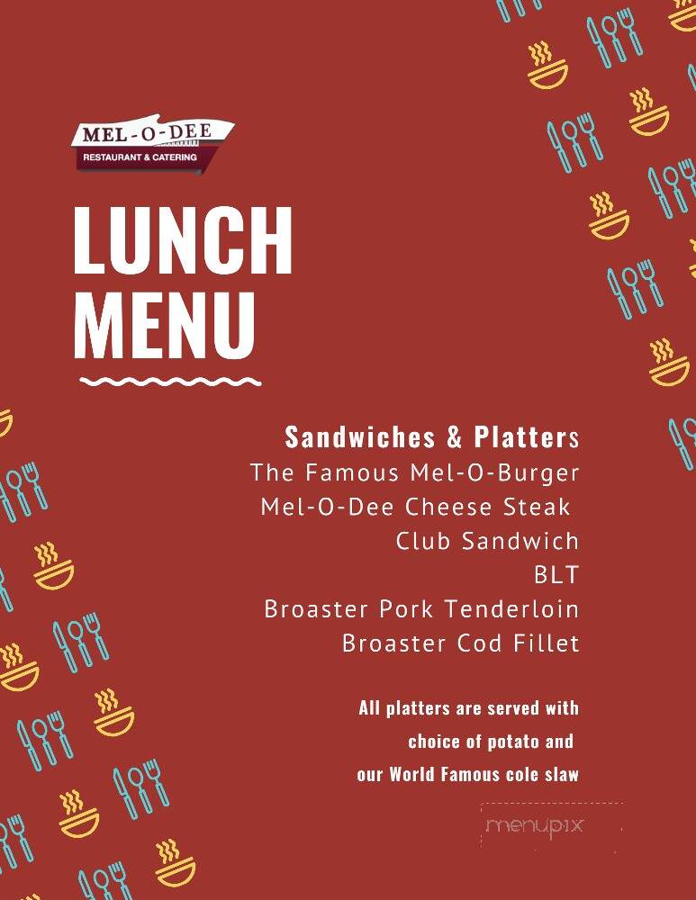 Mel-O-Dee Restaurant - New Carlisle, OH menu_pic