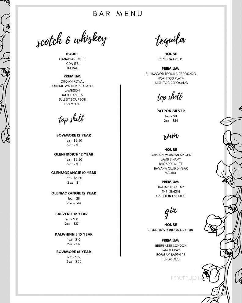 Sabhai Thai Restaurant - Sidney, BC menu_pic