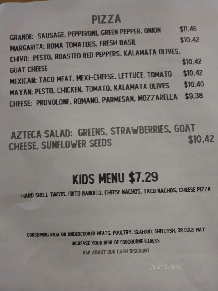 Waypoint Bar and Grill - Palmetto, FL menu_pic