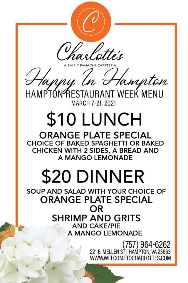 Charlotte's Cafeteria by Simply Panache - Hampton, VA