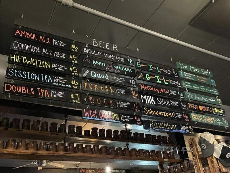 West Side Brewing - Cincinnati, OH menu_pic