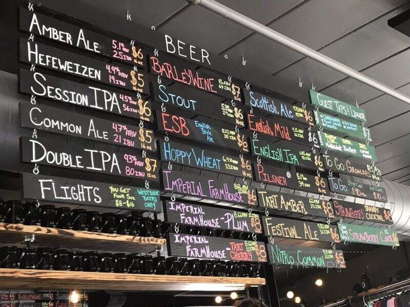 West Side Brewing - Cincinnati, OH menu_pic