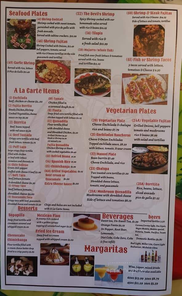 Rio Grande Mexican Restraunt - Picayune, MS menu_pic