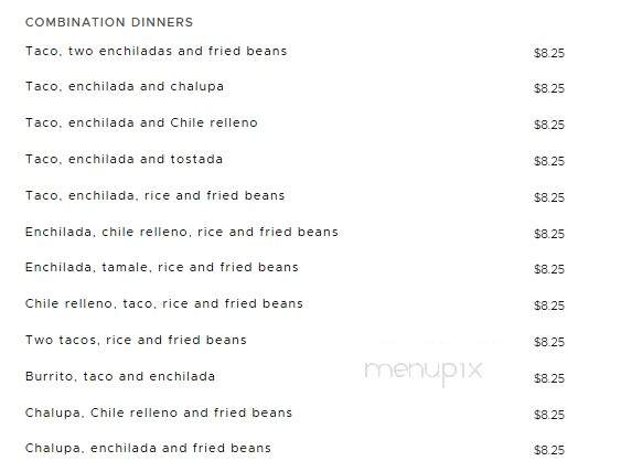 Los Avia Mexican Restaurant - Archer, FL menu_pic