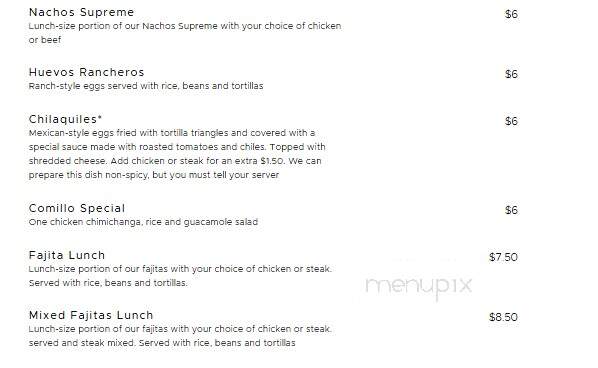 Los Avia Mexican Restaurant - Archer, FL menu_pic