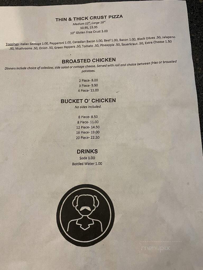 Center Inn Restaurant & Pub - Readlyn, IA menu_pic