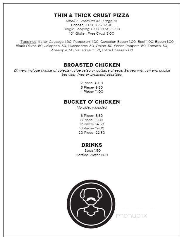 Center Inn Restaurant & Pub - Readlyn, IA menu_pic