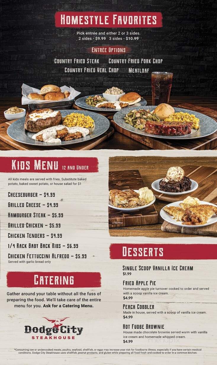Dodge City Steakhouse - Wilkesboro, NC menu_pic