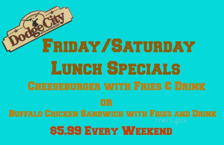 Dodge City Steakhouse - Wilkesboro, NC menu_pic