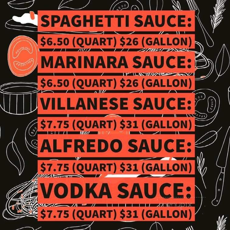 Falsetti's Villa Restaurant - Kittanning, PA menu_pic