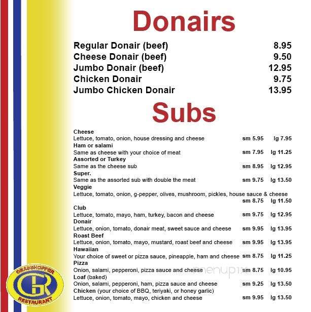 Grasshopper Cafe - Calmar, AB menu_pic