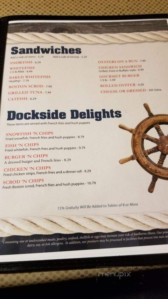 Hungry Pelican - Fern Creek, KY menu_pic