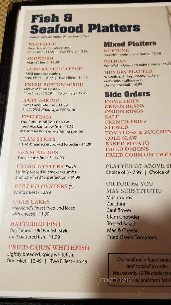 Hungry Pelican - Fern Creek, KY menu_pic