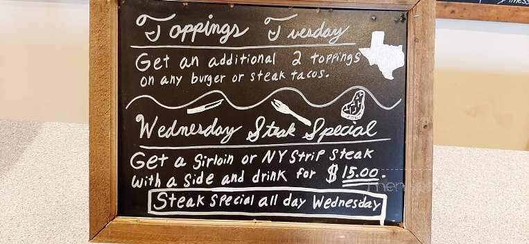 JT2 Gourmet Burgers & Ranch Market - Lindale, TX menu_pic