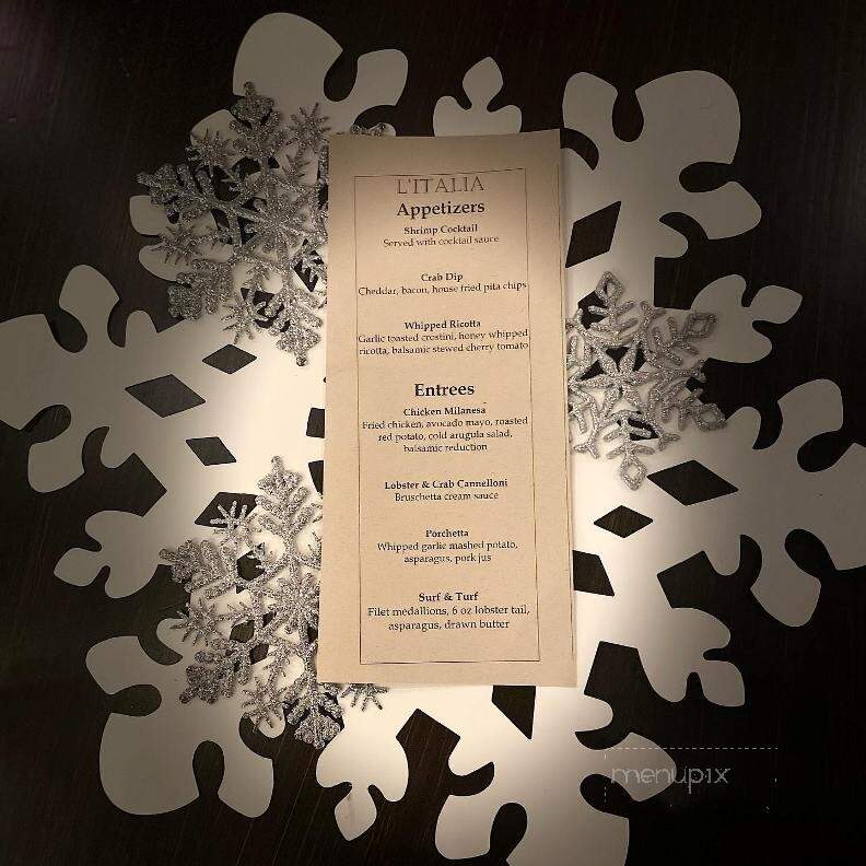 L'Italia Restaurant - Wellsville, NY menu_pic