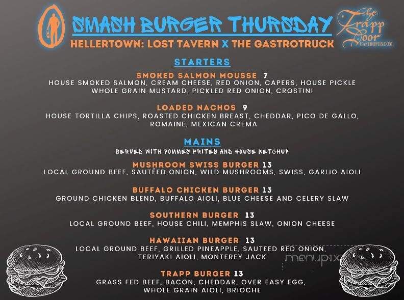 Lost Tavern Brewing - Hellertown, PA menu_pic