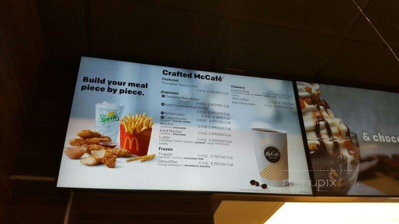 Bistro Gourmet at McDonald's - Orlando, FL menu_pic