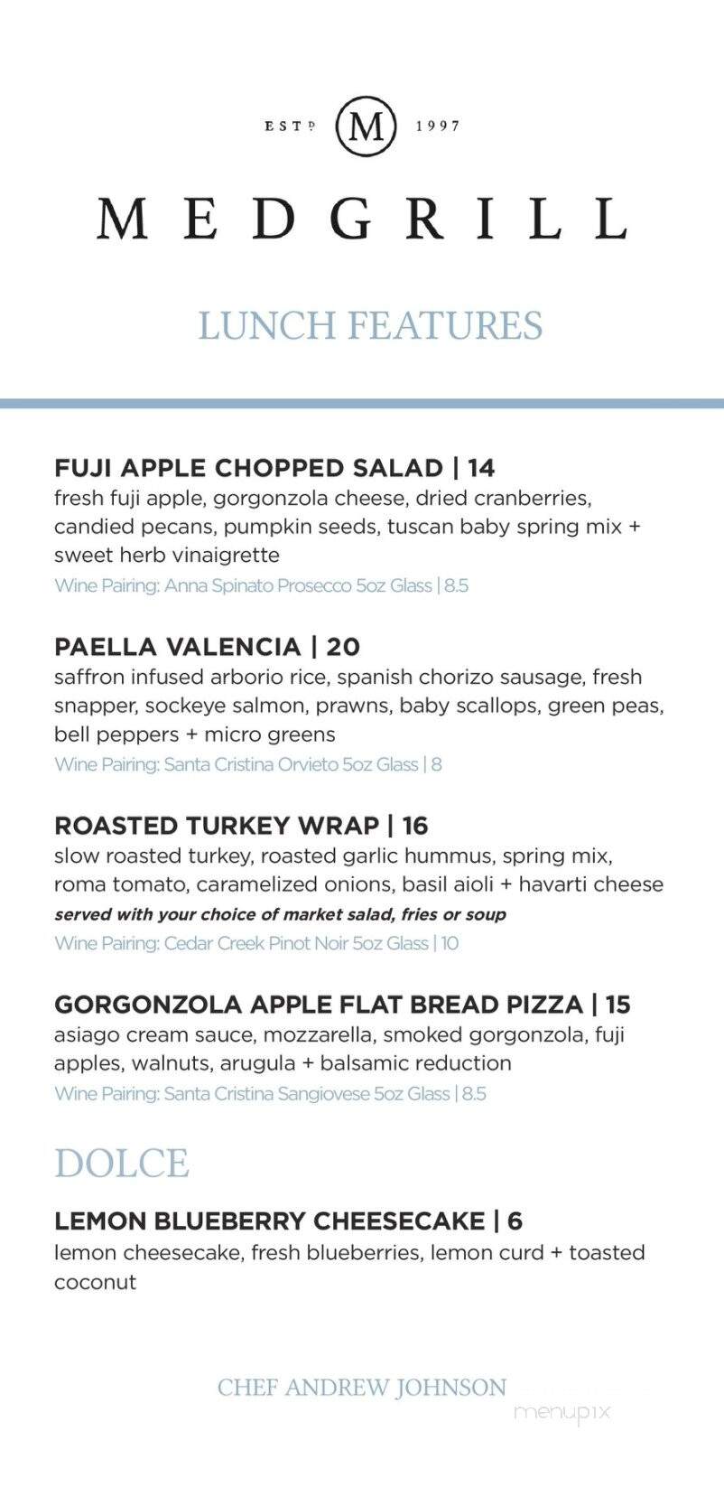 Med Grill Royal Oak - Victoria, BC menu_pic