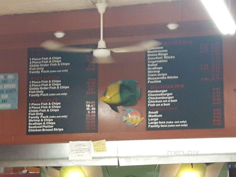 Mel's Fish & Chips - Woodstock, ON menu_pic