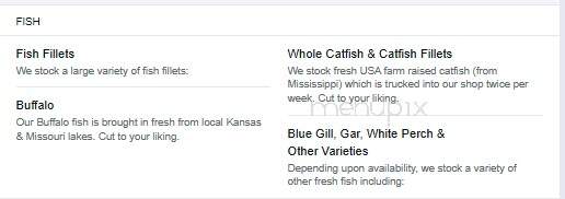 Murdock's Quality Seafood - Kansas City, MO menu_pic