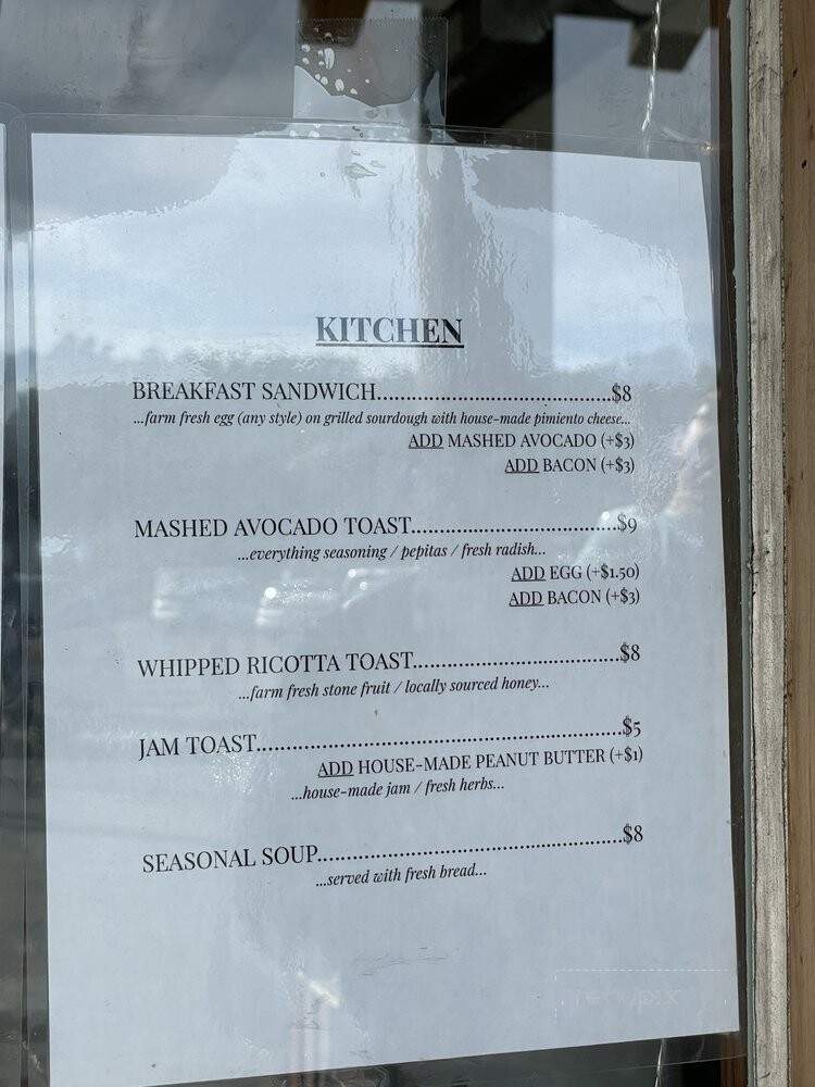 Rosalind Bakery - Pacifica, CA menu_pic