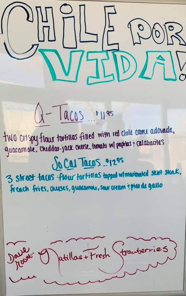 Teofilos Restaurante - Los Lunas, NM menu_pic