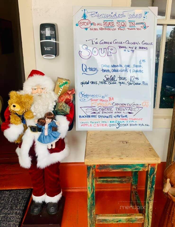 Teofilos Restaurante - Los Lunas, NM menu_pic