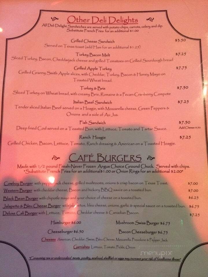 Royal Pub and Grill - Freeport, IL menu_pic