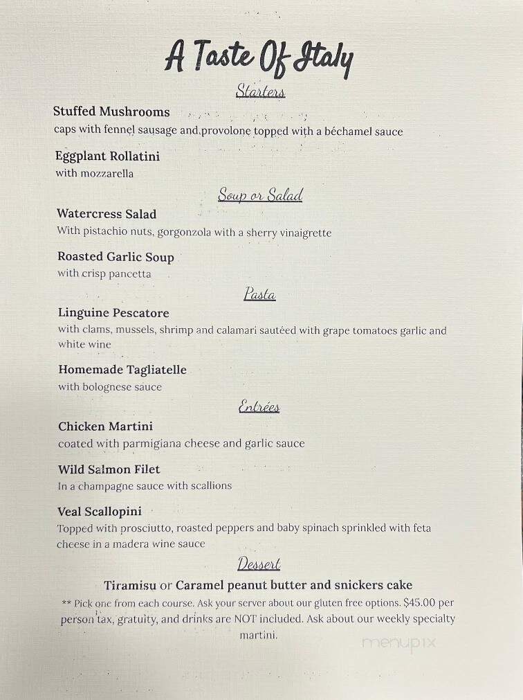 A Taste of Italy - Bloomsburg, PA menu_pic