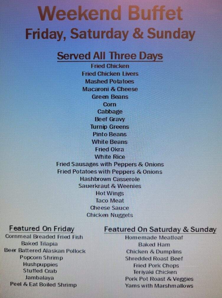 Western Sizzlin Steak & More - Jasper, TN menu_pic