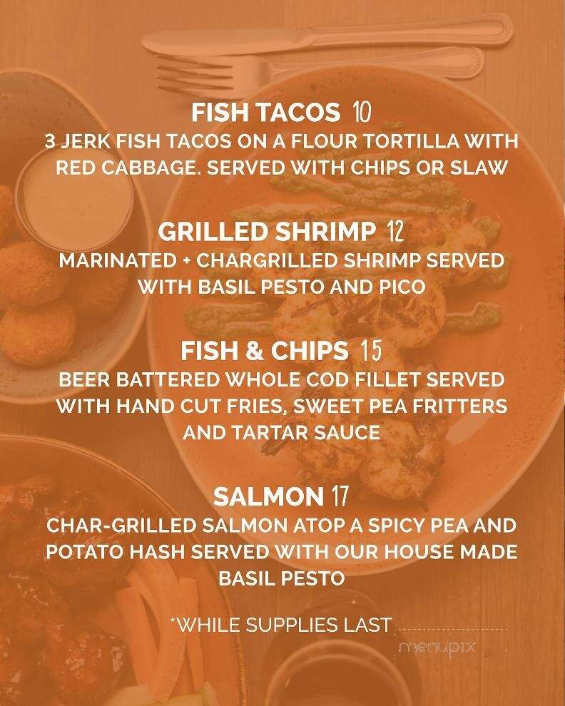 Inside the Five Brewing Company - Perrysburg, OH menu_pic