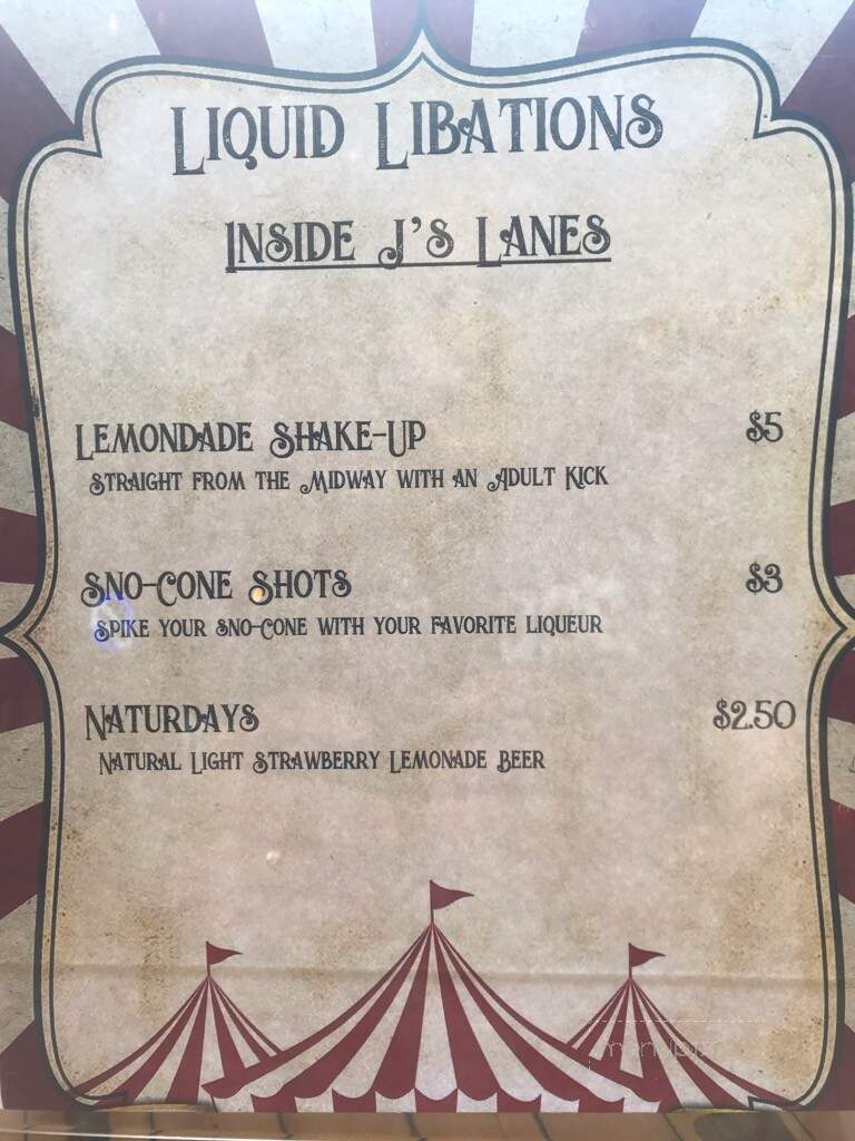 J's Lanes - Harvard, IL menu_pic