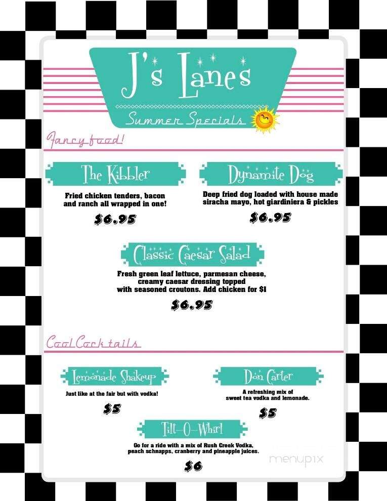J's Lanes - Harvard, IL menu_pic