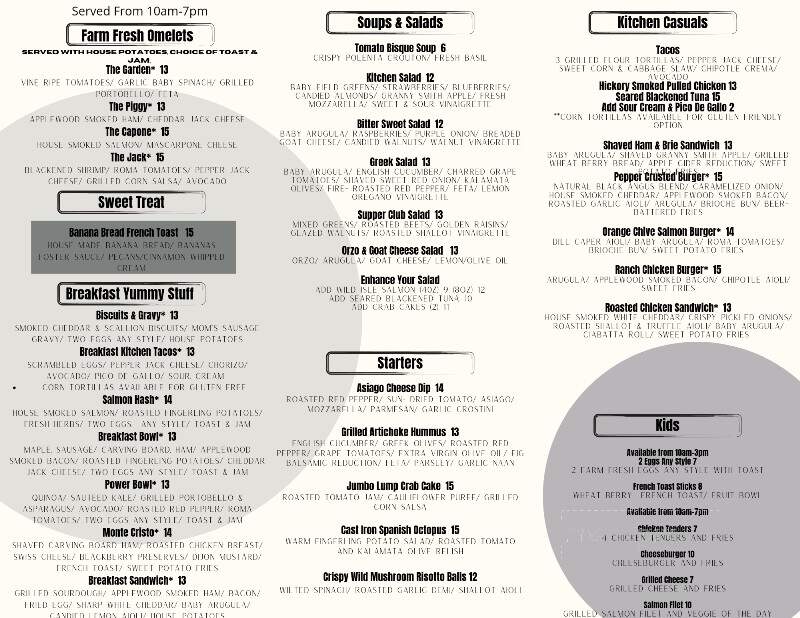 The Kitchen On Penn - Murrysville, PA menu_pic