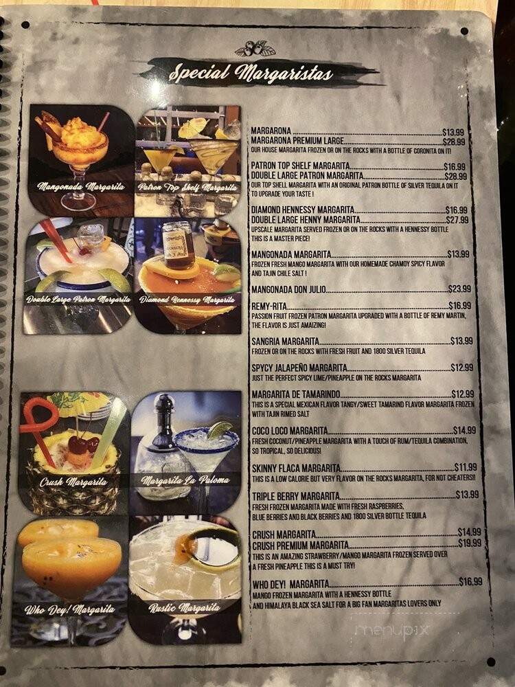 Mi Cozumel - Cincinnati, OH menu_pic