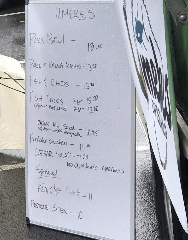 Umekes Express Hilo - Hilo, HI menu_pic