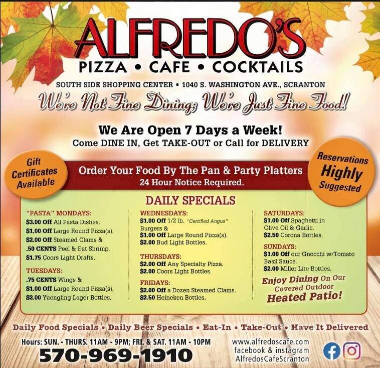 Alfredo's Pizza Cafe - Scranton, PA