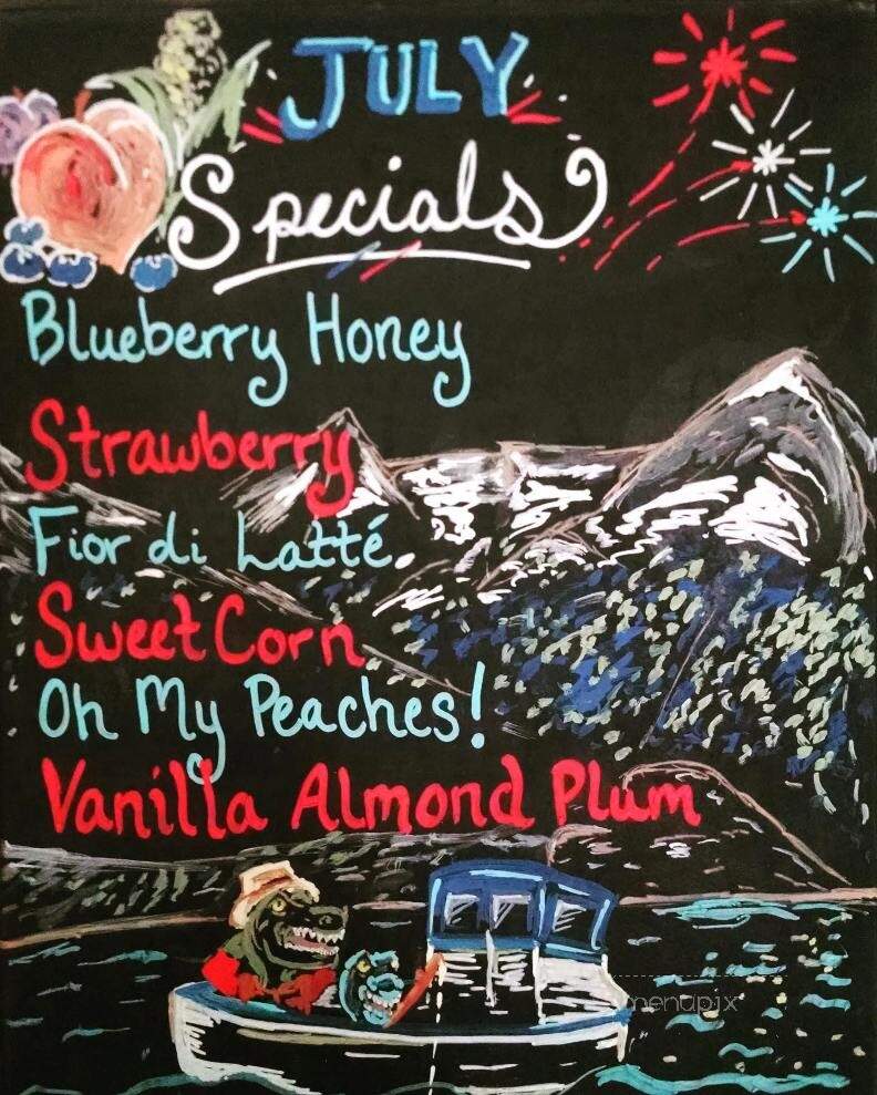 Ampersand Ice Cream - Fresno, CA menu_pic