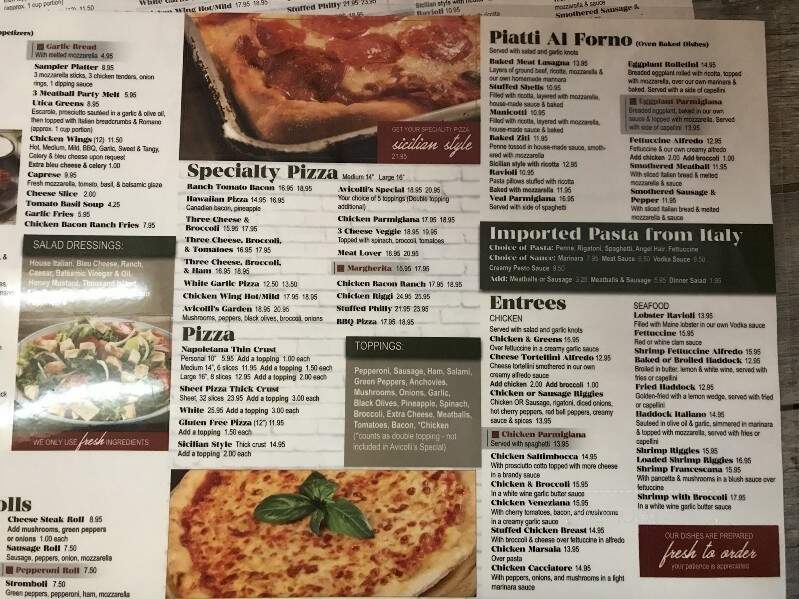 Avicolli's Pizza - Camden, NY