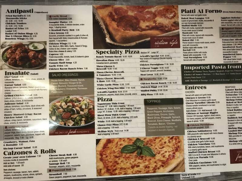 Avicolli's Pizza - Camden, NY