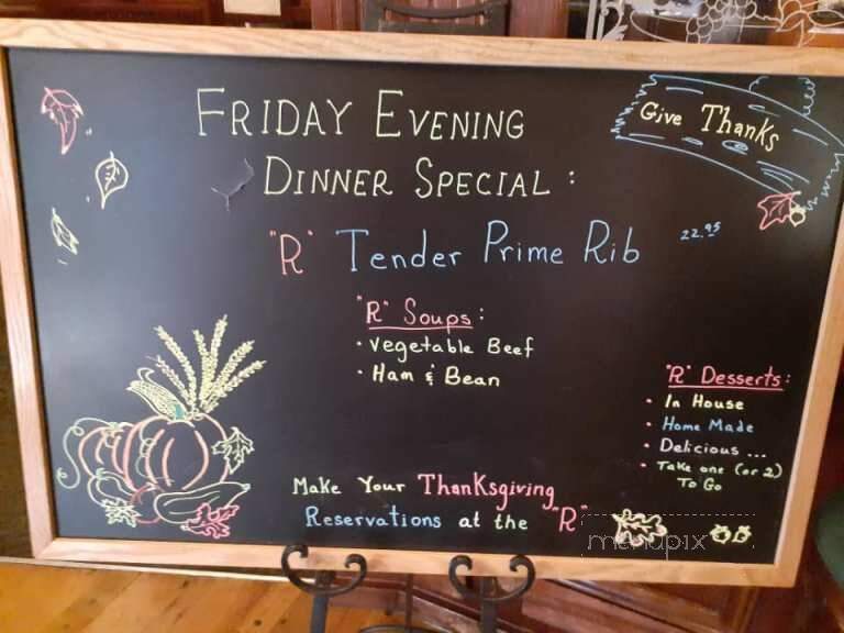Chances 'R' Restaurant & Lounge - York, NE menu_pic