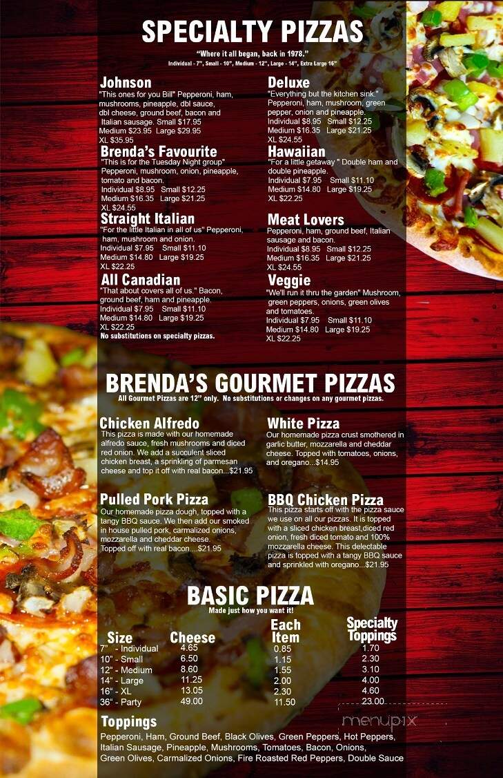 A Mike's Place - Chatham-Kent, ON menu_pic