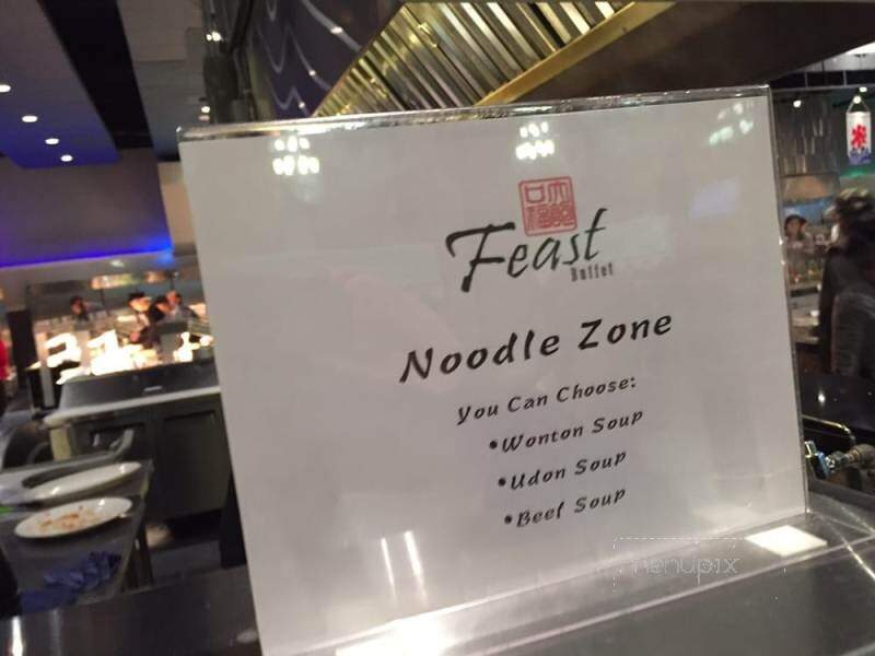 Feast Buffet - Renton, WA menu_pic