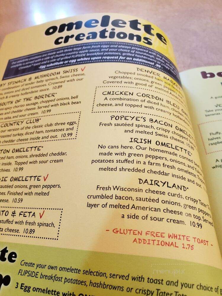 Flipside Cafe & Grill - Grafton, WI menu_pic
