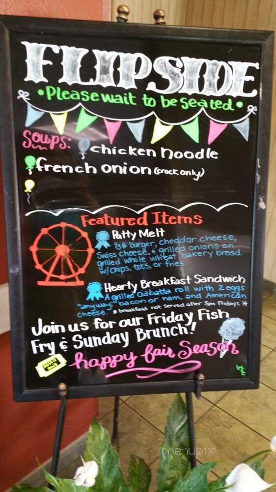 Flipside Cafe & Grill - Grafton, WI menu_pic