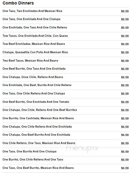 La Fiesta - Greenwood, AR menu_pic