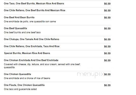 La Fiesta - Greenwood, AR menu_pic