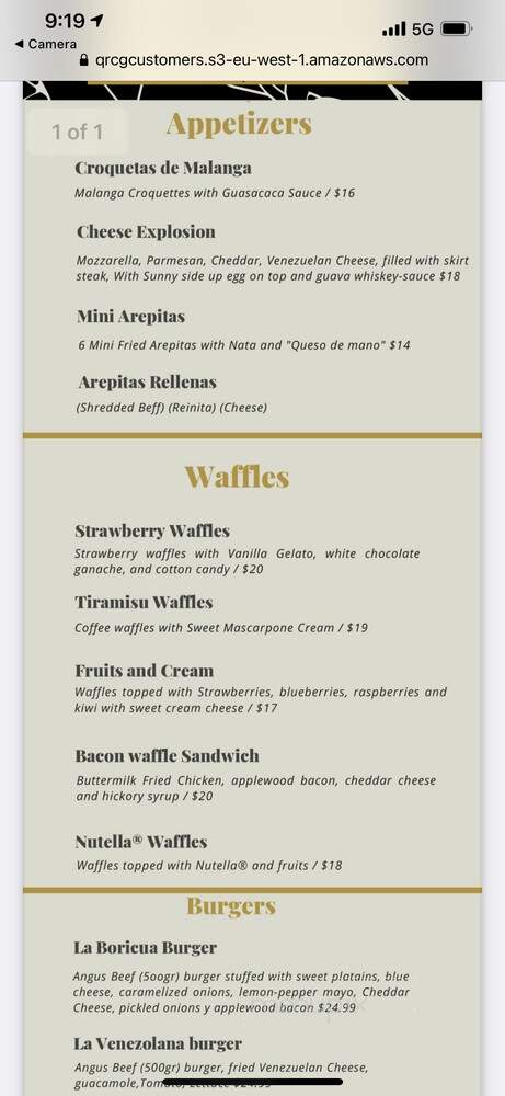 La Industria Bakery - Miami, FL menu_pic